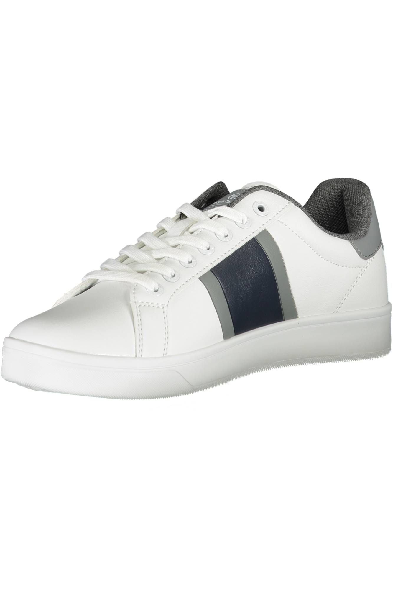 Sleek White Sneakers with Contrasting Details