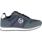Sleek Blue Lace-Up Sport Sneakers