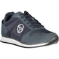 Sleek Blue Lace-Up Sport Sneakers