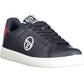 Dapper Blue Lace-Up Sports Sneakers
