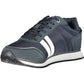 Sleek Blue Lace-Up Sport Sneakers