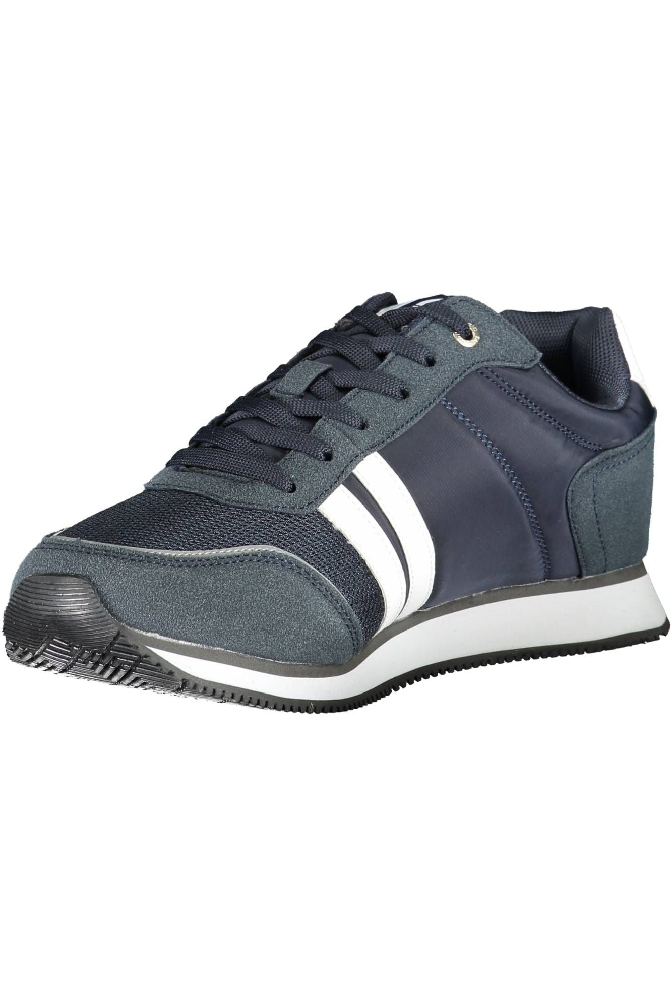 Sleek Blue Lace-Up Sport Sneakers