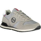 Sleek Gray Sneakers with Contrasting Details