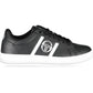 Sleek Black Sergio Tacchini Sneakers with Embroidery