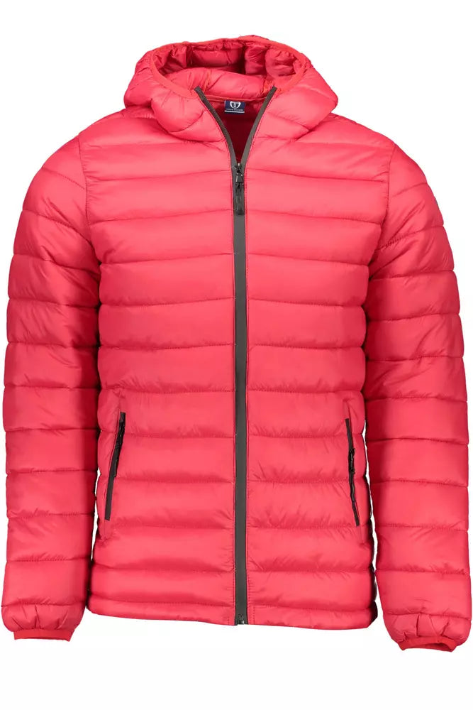 Hooded Red Performance Jacket