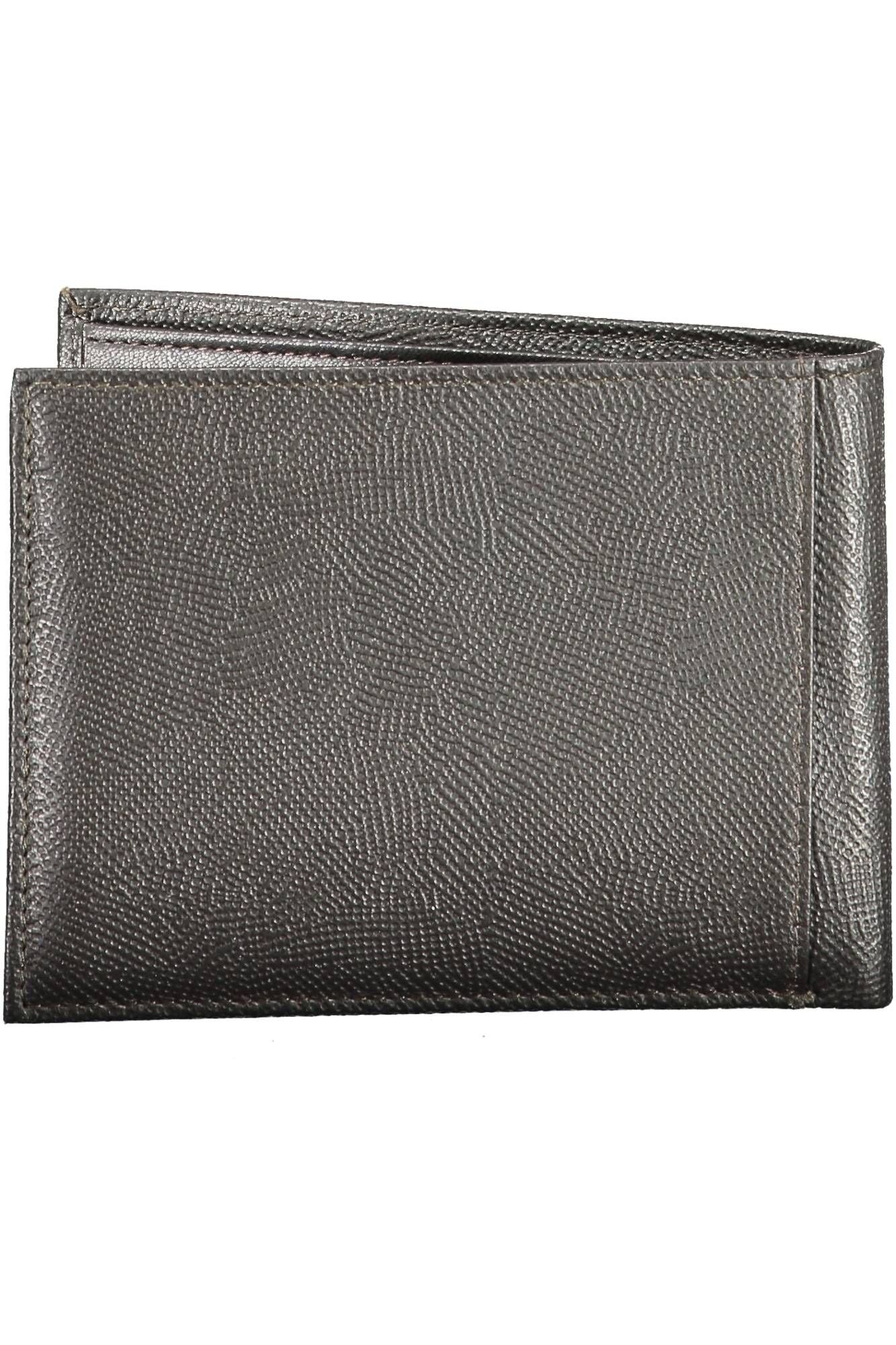 Elegant Leather Bi-Fold Wallet in Rich Brown