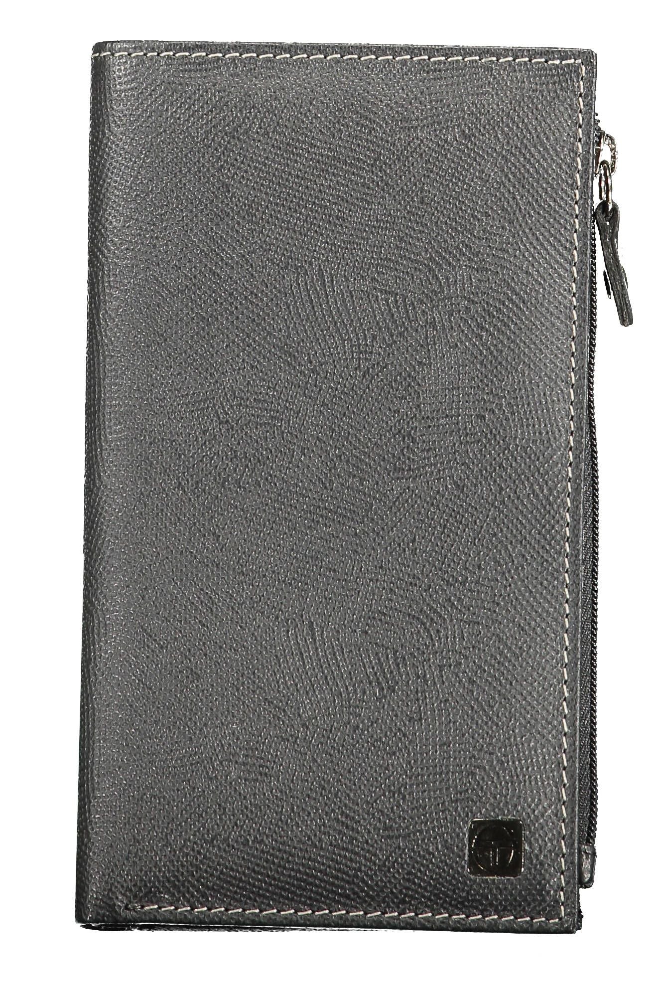 Elegant Black Leather Bifold Wallet