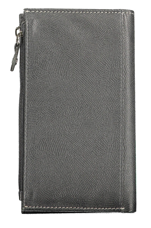 Elegant Black Leather Bifold Wallet