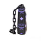 Splash Logo Dahlia Purple Smooth Leather Mini Pouch Crossbody Handbag