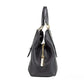 Arlo Small Black Leather Center Zip Compartment Crossbody Purse Bag