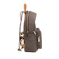 Sally Medium Brown Signature PVC 2-in-1 Tablet Case Backpack Bag