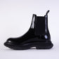 Sleek Black Leather Chelsea Boots
