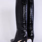 Charcoal High Stiletto Knee-High Boots