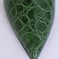 Emerald Croco Print Leather High Stiletto Boots