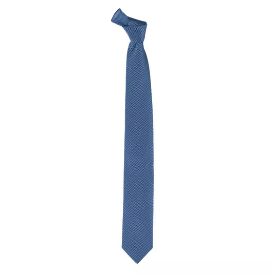 Sleek Silk Patterned Tie - 75mm Width