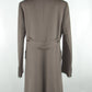 Elegant Gray Wool Martingale Coat