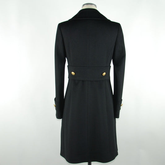 Elegant Black Virgin Wool Jacket
