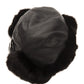 Elegant Sable Fur and Leather Hat