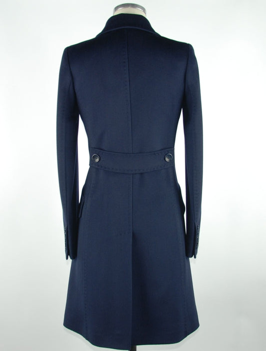 Elegant Martingale Italian Virgin Wool Coat