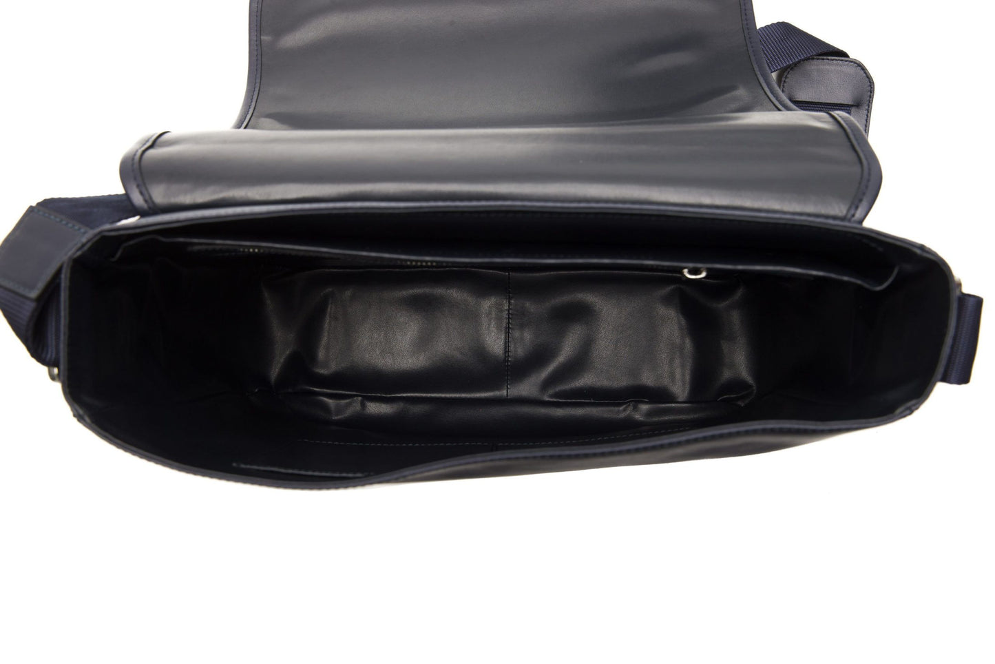 Elegant Leather Messenger Bag with Detachable Strap