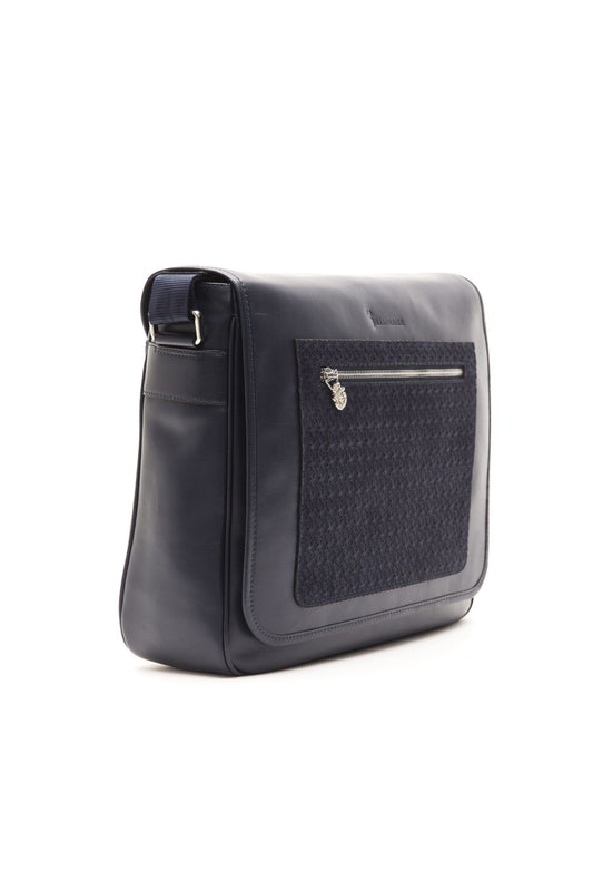 Exquisite Leather Messenger Bag with Detachable Strap