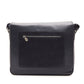 Elegant Leather Messenger Bag with Detachable Strap