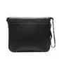 Elegant Leather Messenger Bag with Detachable Strap