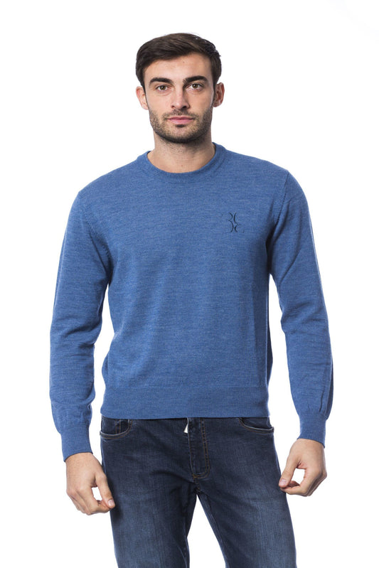 Elegant Embroidered Merino Wool Sweater
