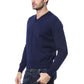 Elegant Embroidered Crew Neck Merino Sweater