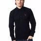 Elegant Monogram Embroidered Cotton Shirt