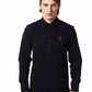 Elegant Monogram Embroidered Cotton Shirt