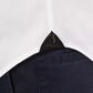 Elegant Monogrammed White Cotton Shirt