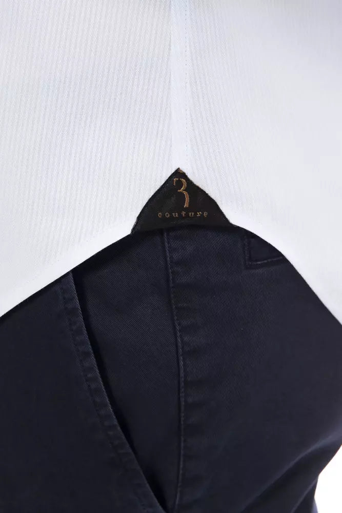 Embroidered Monogram Cotton Shirt