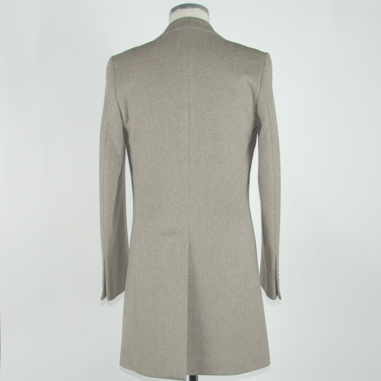 Elegant Men's Virgin Wool Coat