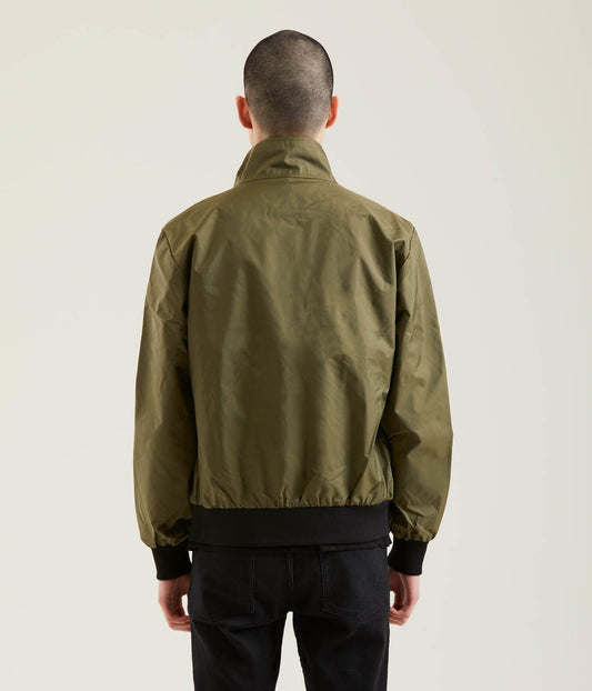 Chic Windproof Nylon Bomber Jacket