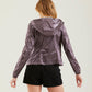 Sleek Ultra-Light Metallic Nylon Jacket