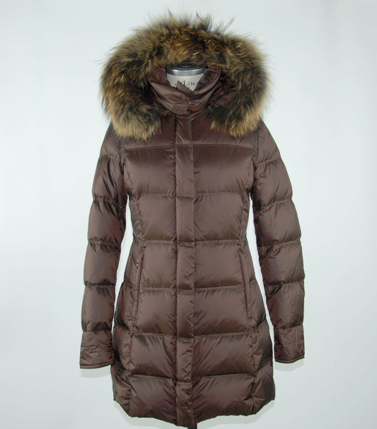 Luxurious Brown Duck Down Jacket