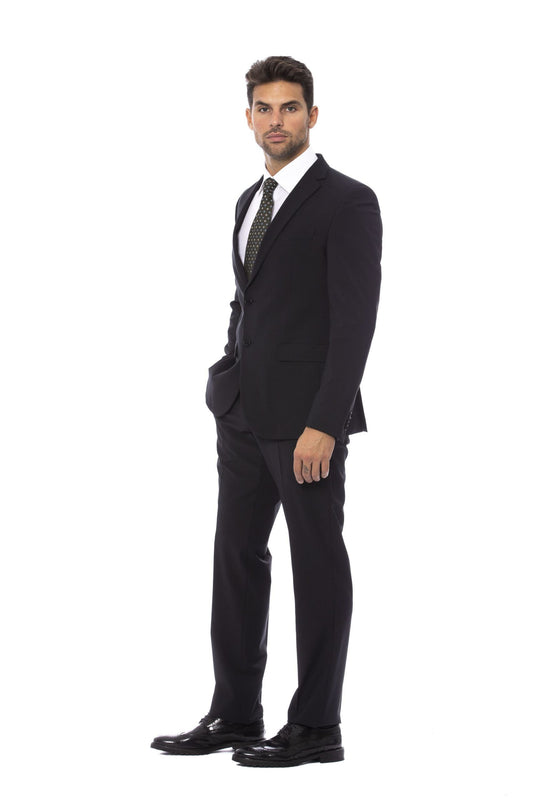 Elegant Black Slim Fit Suit