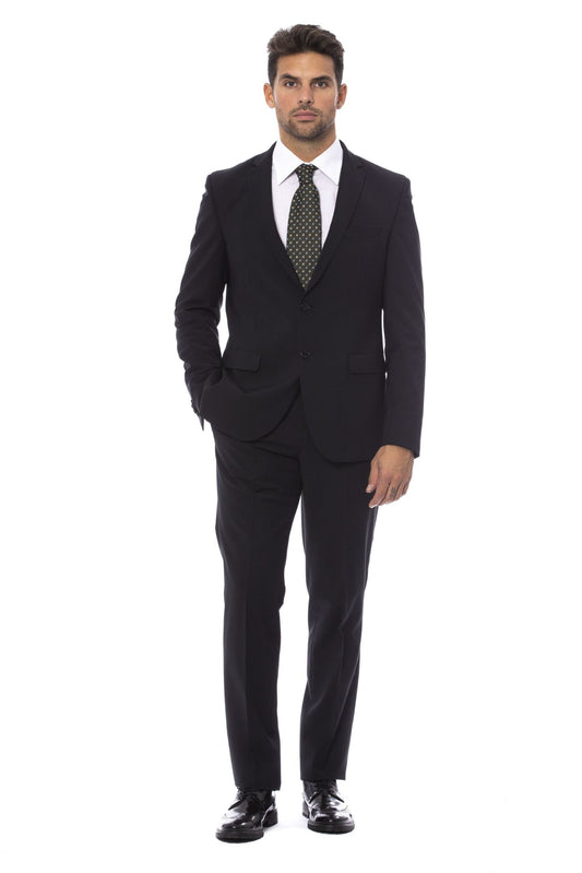 Elegant Black Slim Fit Suit