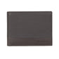 Sleek Dark Brown Leather Wallet with Card Holder