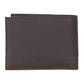 Sleek Dark Brown Leather Wallet with Card Holder