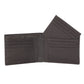 Sleek Dark Brown Leather Wallet with Card Holder