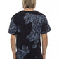 Elegant Black Cotton Round Neck Tee