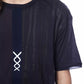 Chic Oversized Round Neck Logo Tee