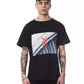Monochrome Urban Tee with Artistic Flair