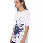 Chic Round Neck Short Sleeve Printed Tee