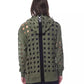 Oversized Hooded Fleece - Army Zip Comfort