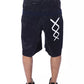 Chic Oversized Logo Shorts with Pockets