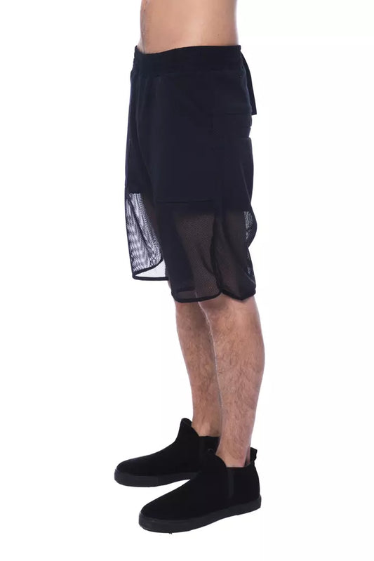 Elevate Your Style with Chic Transparent-Panel Shorts