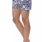 Elegant Light-Blue Printed Swimsuit